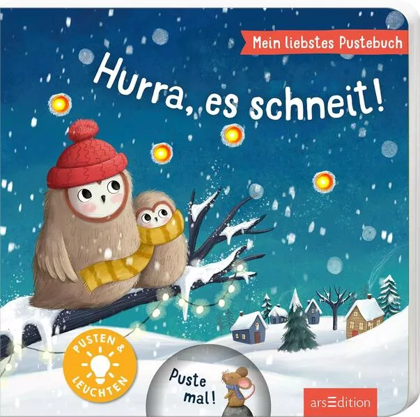 Mein liebstes Pustebuch – Hurra, es schneit!