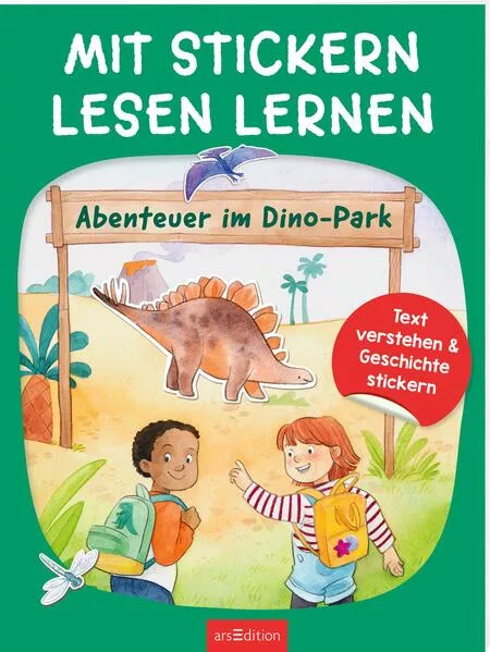Mit Stickern Lesen lernen – Abenteuer im Dino-Park