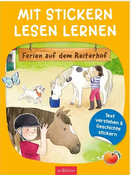 Mit Stickern Lesen lernen – Ferien auf dem Reiterhof