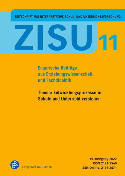ZISU – Zeitschrift für interpretative Schul- und Unterrichtsforschung