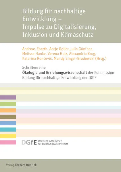 Cover: Bildung für nachhaltige Entwicklung – Impulse zu Digitalisierung, Inklusion und Klimaschutz