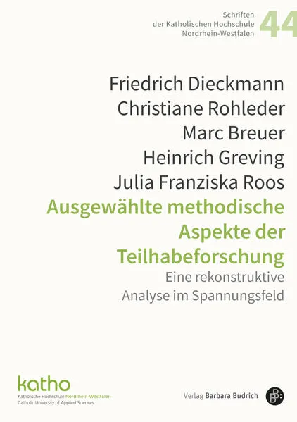 Ausgewählte methodische Aspekte der Teilhabeforschung