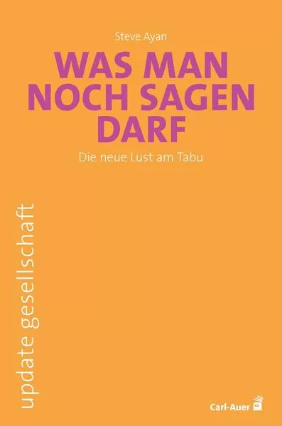 Cover: Was man noch sagen darf