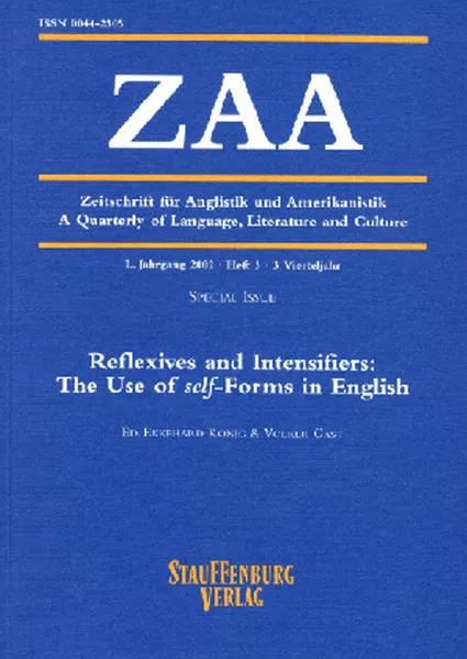 Zeitschrift für Anglistik und Amerikanistik / Reflexives and Intensifiers: The Use of self-Forms in English