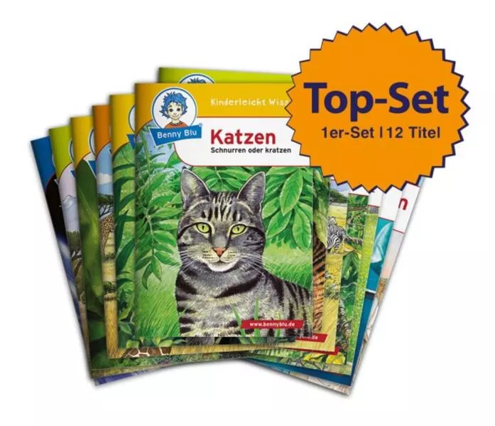 Cover: Benny Blu - Top-Seller-Set 1 12 Titel ( 12 Wissensbücher )