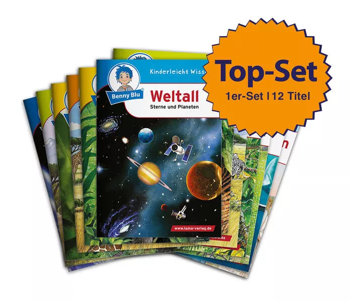 Cover: Benny Blu - Top-Seller-Set 2 12 Titel ( 12 Wissensbücher )
