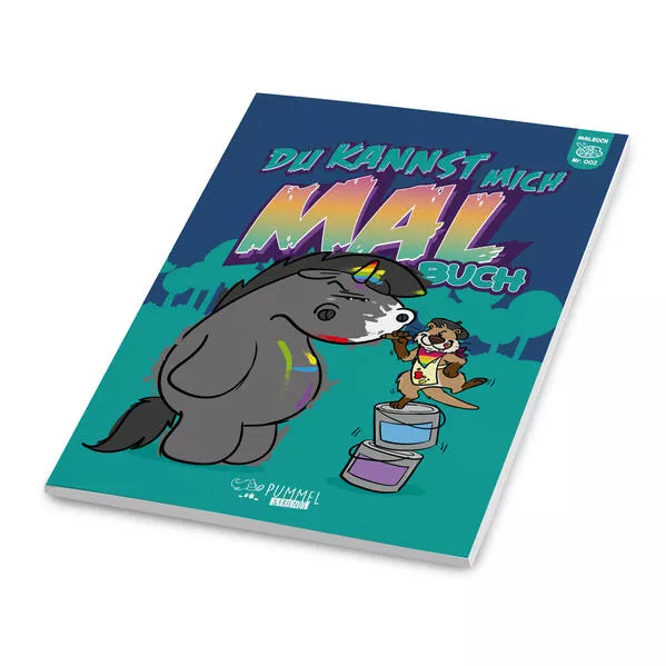 Einhorn Malbuch Nr. 02 - Grummeleinhorn