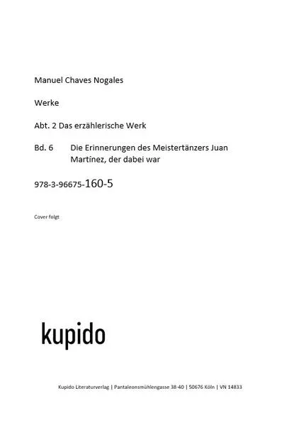 Die Erinnerungen des Meistertänzers Juan Martínez, der dabei war