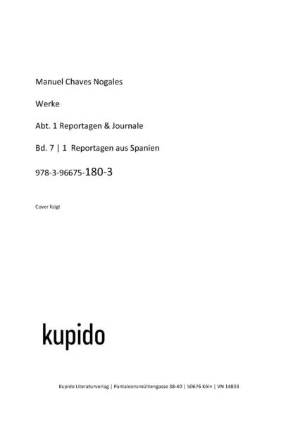 Reportagen aus Spanien 1