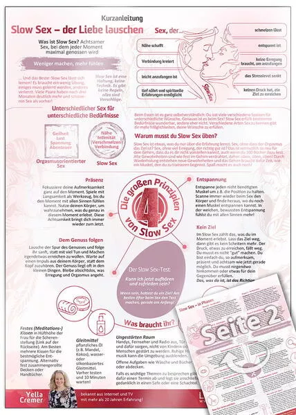 Slow Sex - der Liebe Lauschen - Kurzanleitung (2023)