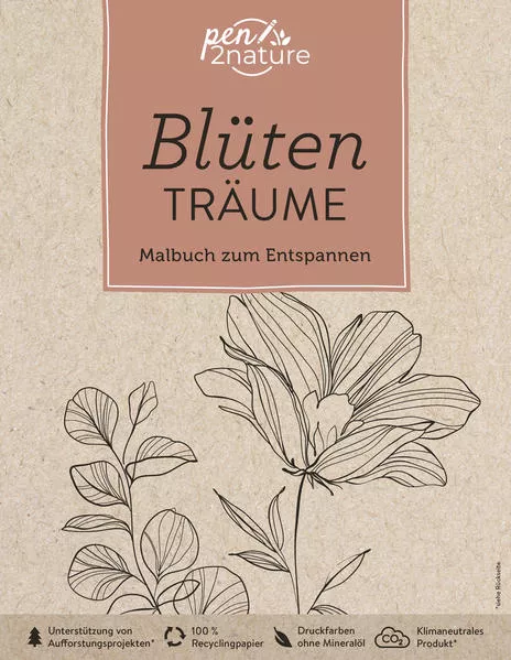 Blütenträume • Malbuch zum Entspannen (für Erwachsene)