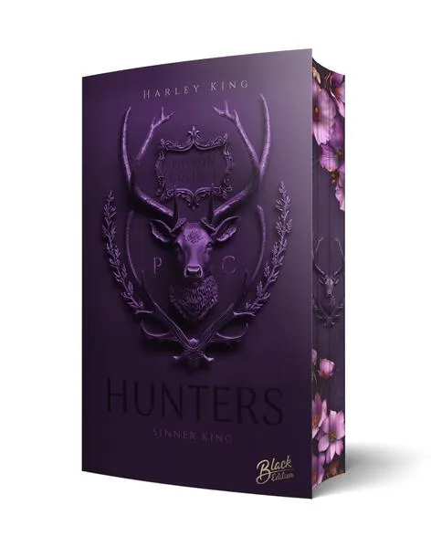 Hunters: Sinner King | Aufwendig gestaltete Ausgabe mit Farbschnitt – das integrierte Page Overlay ist limitiert nur in der ersten Auflage enthalten