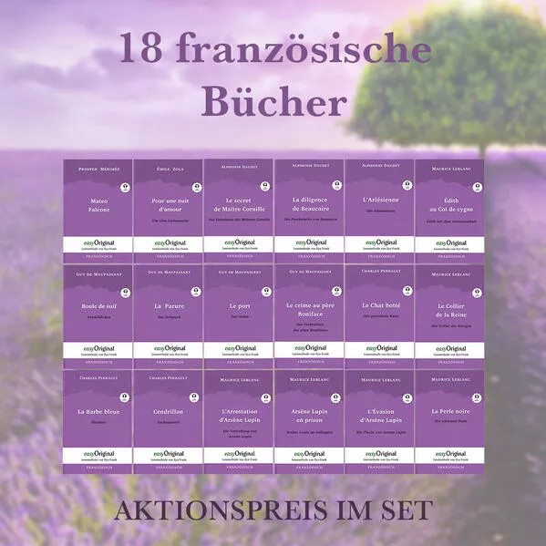 18 französische Bücher (mit kostenlosem Audio-Download-Link)