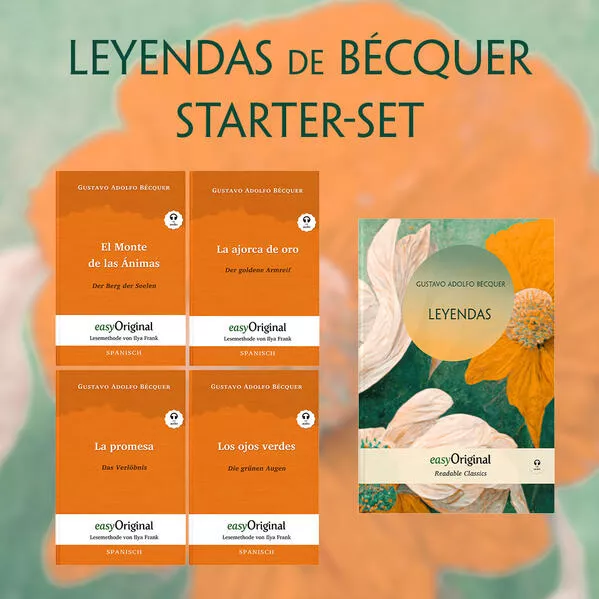 Cover: Leyendas de Bécquer (mit Audio-Online) - Starter-Set - Spanisch-Deutsch