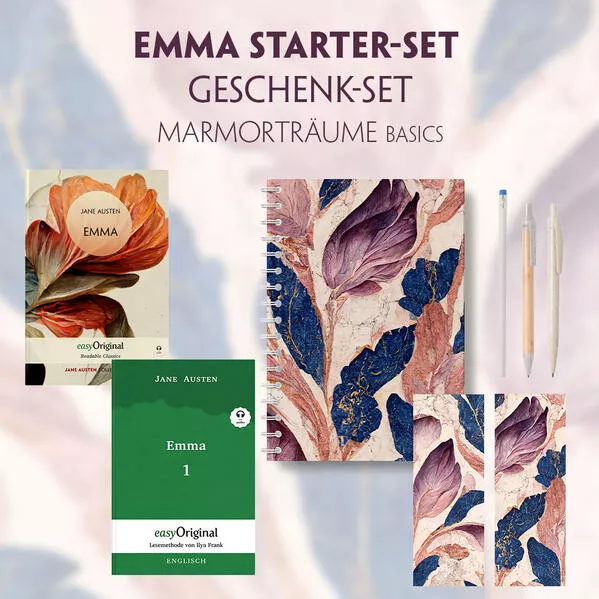 Cover: Emma Starter-Paket Geschenkset 2 Bücher (mit Audio-Online) + Marmorträume Schreibset Basics