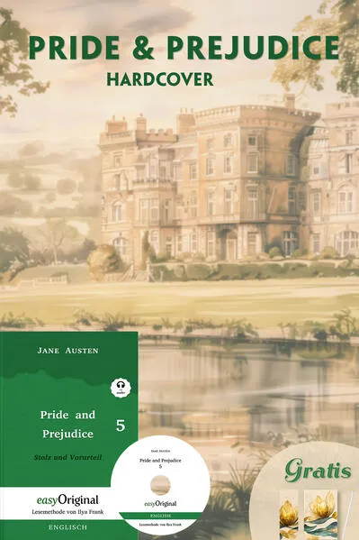 Cover: Pride and Prejudice / Stolz und Vorurteil - Hardcover Teil 5 (Buch + MP3-Audio-CD + exklusive Extras) - Frank-Lesemethode
