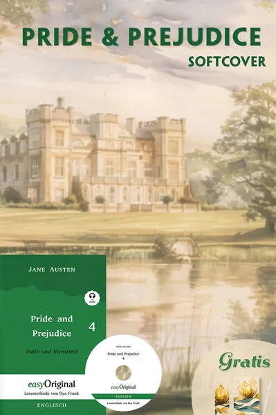 Cover: Pride and Prejudice / Stolz und Vorurteil - Softcover Teil 4 (Buch + MP3-Audio-CD + exklusive Extras) - Frank-Lesemethode