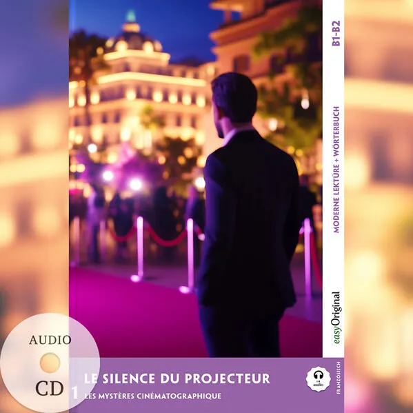 Cover: Le Silence du projecteur - Französische Krimi-Lektüre B1-B2 (+ Audio-CD)