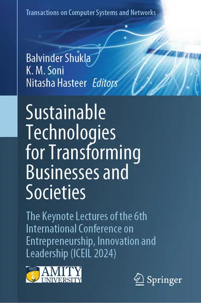 Sustainable Technologies for Transforming Businesses and Societies
