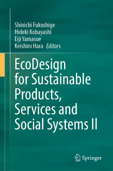 EcoDesign for Sustainable Products, Services and Social Systems Il