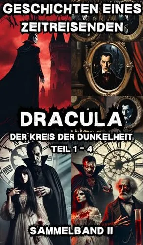 DRACULA - Der Kreis der Dunkelheit Teil 1 bis 4: Geschichten eines Zeitreisenden - Sammelband II (Geschichten eines Zeitreisenden - Grusel, Fantasy und Science-Fiction)