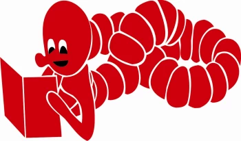 Logo: Bücherwurm