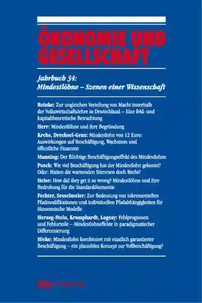 Reihe: Ökonomie und Gesellschaft