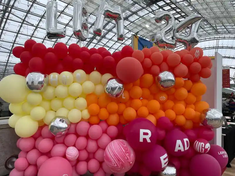 Leipziger Buchmesse 2024 LBM 2024 Luftballons