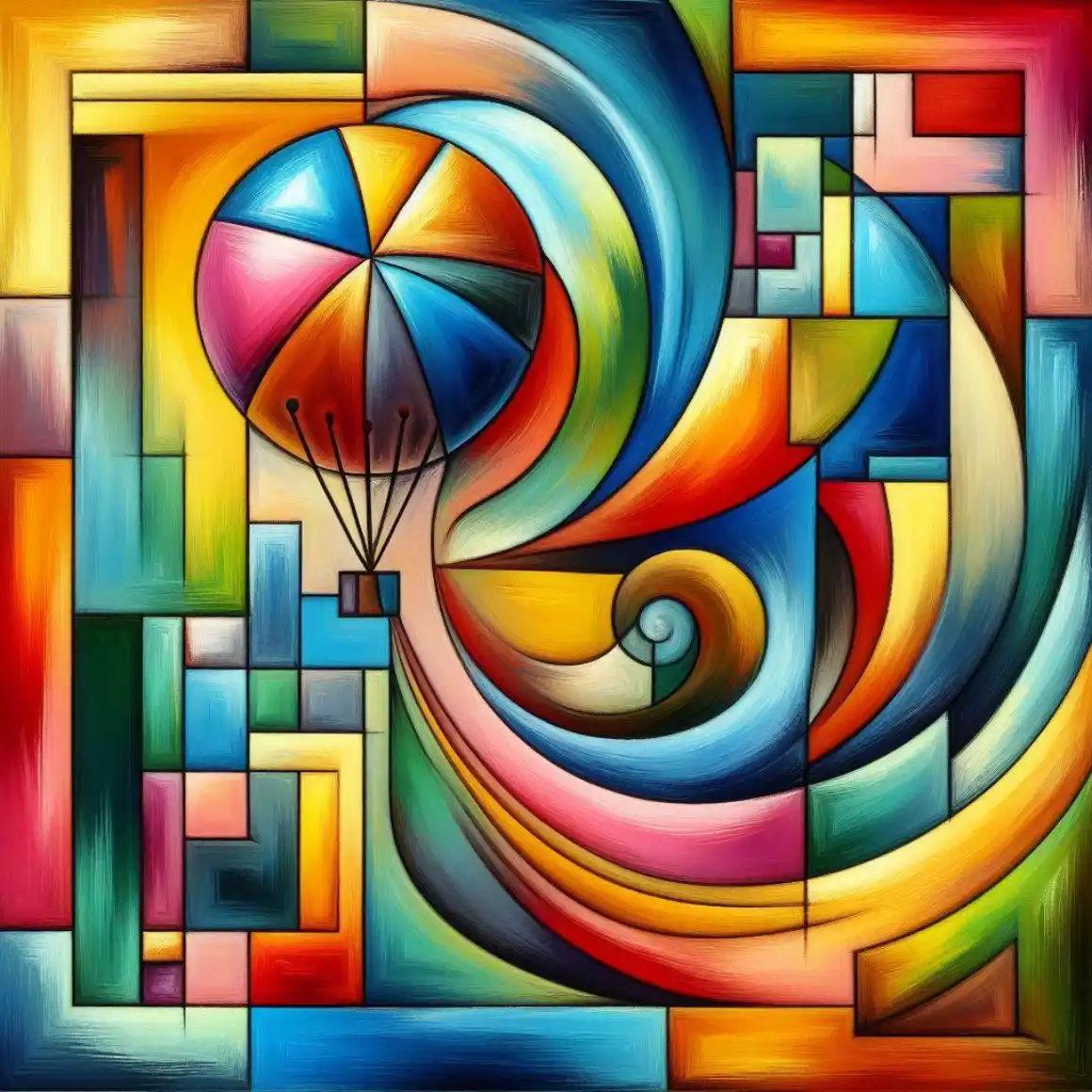 Ein generiertes KI-Bild im Stile von Picasso.